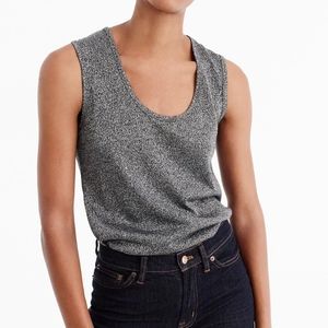 J.Crew Sparkle Scoop Tank